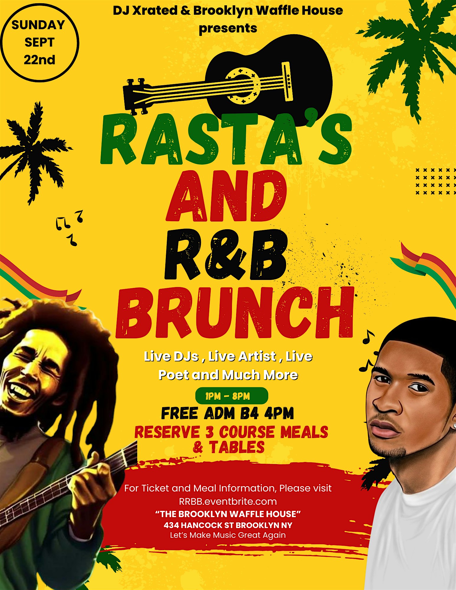 Rastas and R&B Brunch – Brooklyn, NY