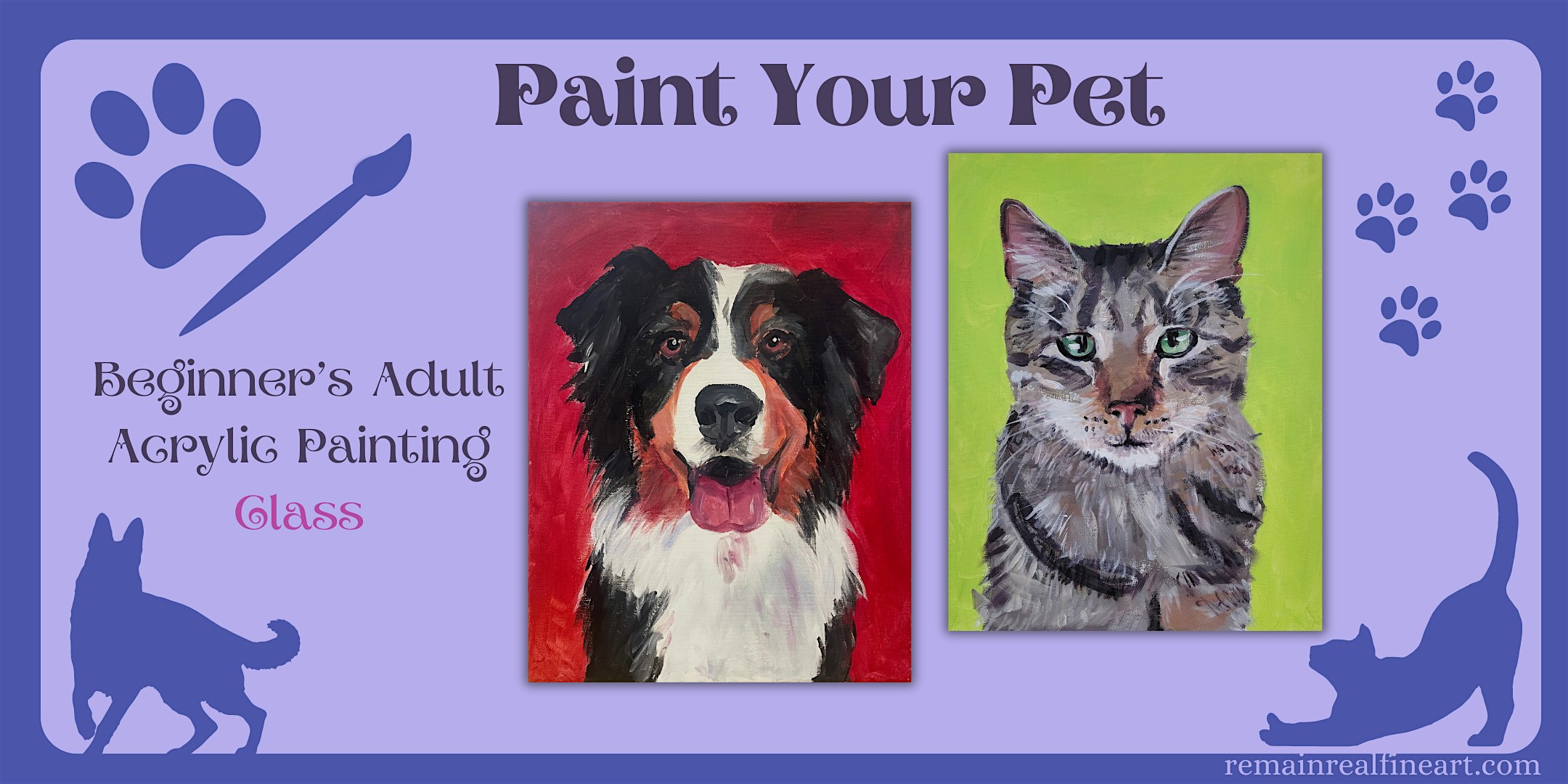 Paint Your Pet! Acrylic Painting Class – Denver, CO