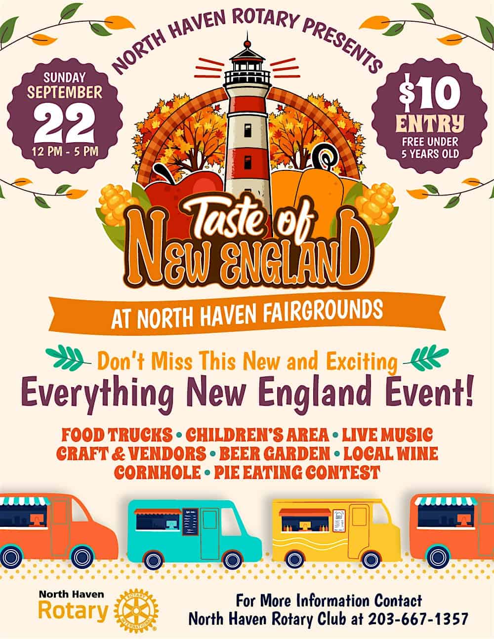 “Taste of New England” at North Haven Fairgrounds – North Haven, CT