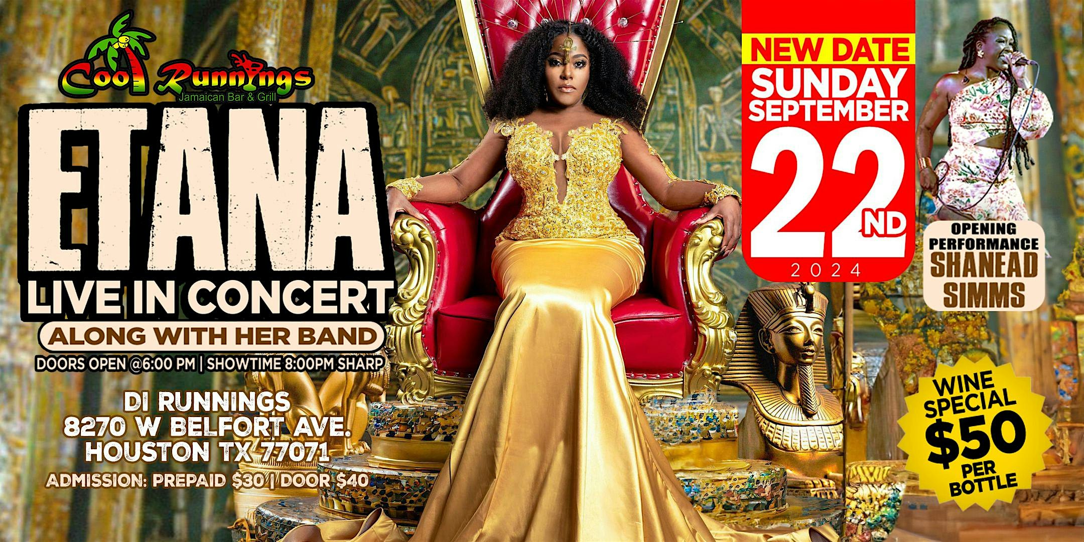 ETANA Live! – Houston, TX