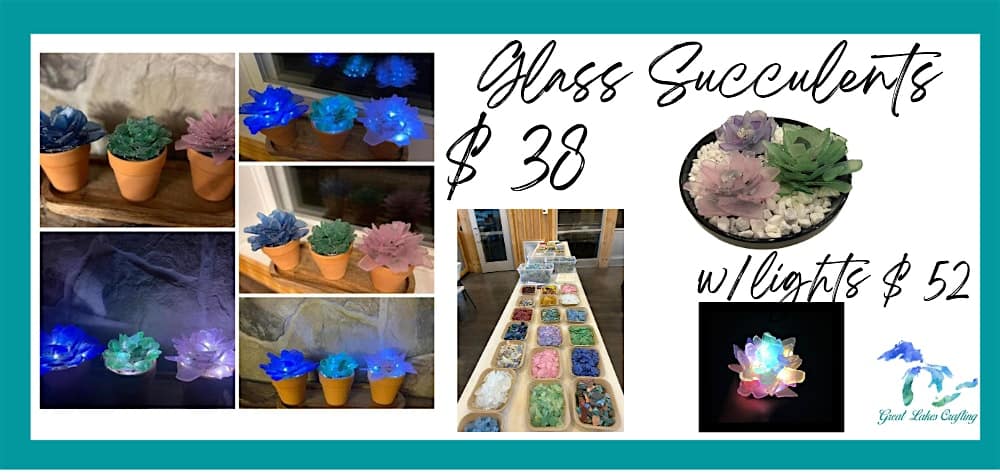 Saginaw Glass Succulents Workshop at Pierce Rd Bar & Grill – Saginaw, MI