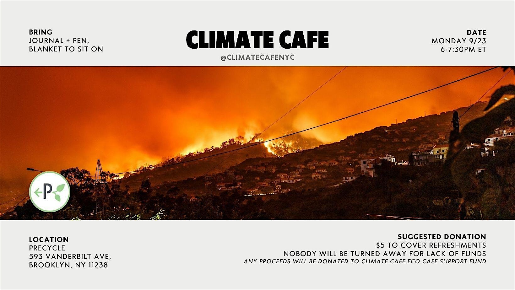 Climate Cafe (9/23) – Brooklyn, NY