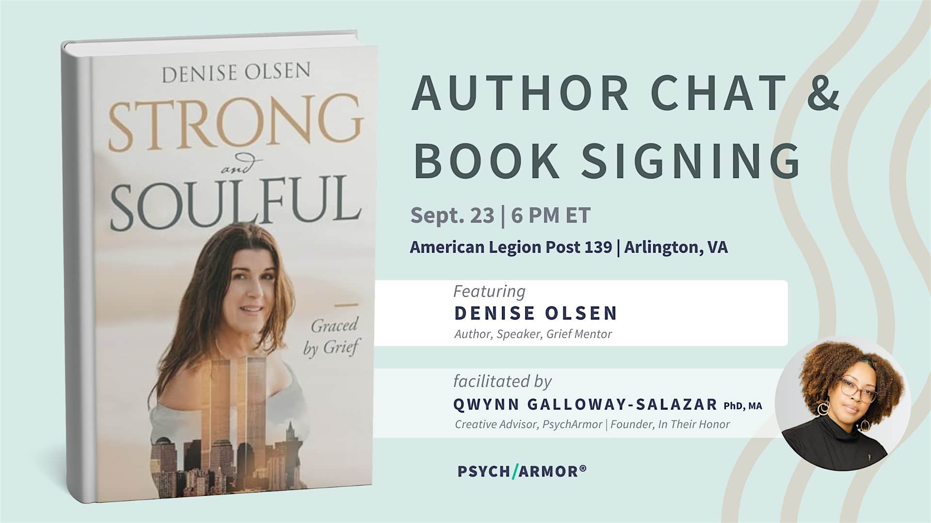 Strong & Soulful: Graced by Grief, Author Chat and Book Signing – Arlington, VA