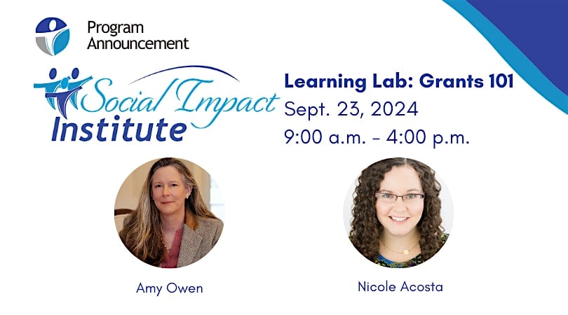 Social Impact Institute Learning Lab: Grants 101 – Leesburg, VA