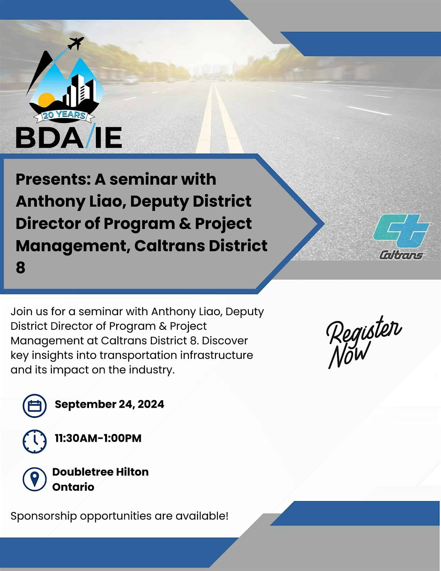 Get Updates from Caltrans District 8! – Ontario, CA