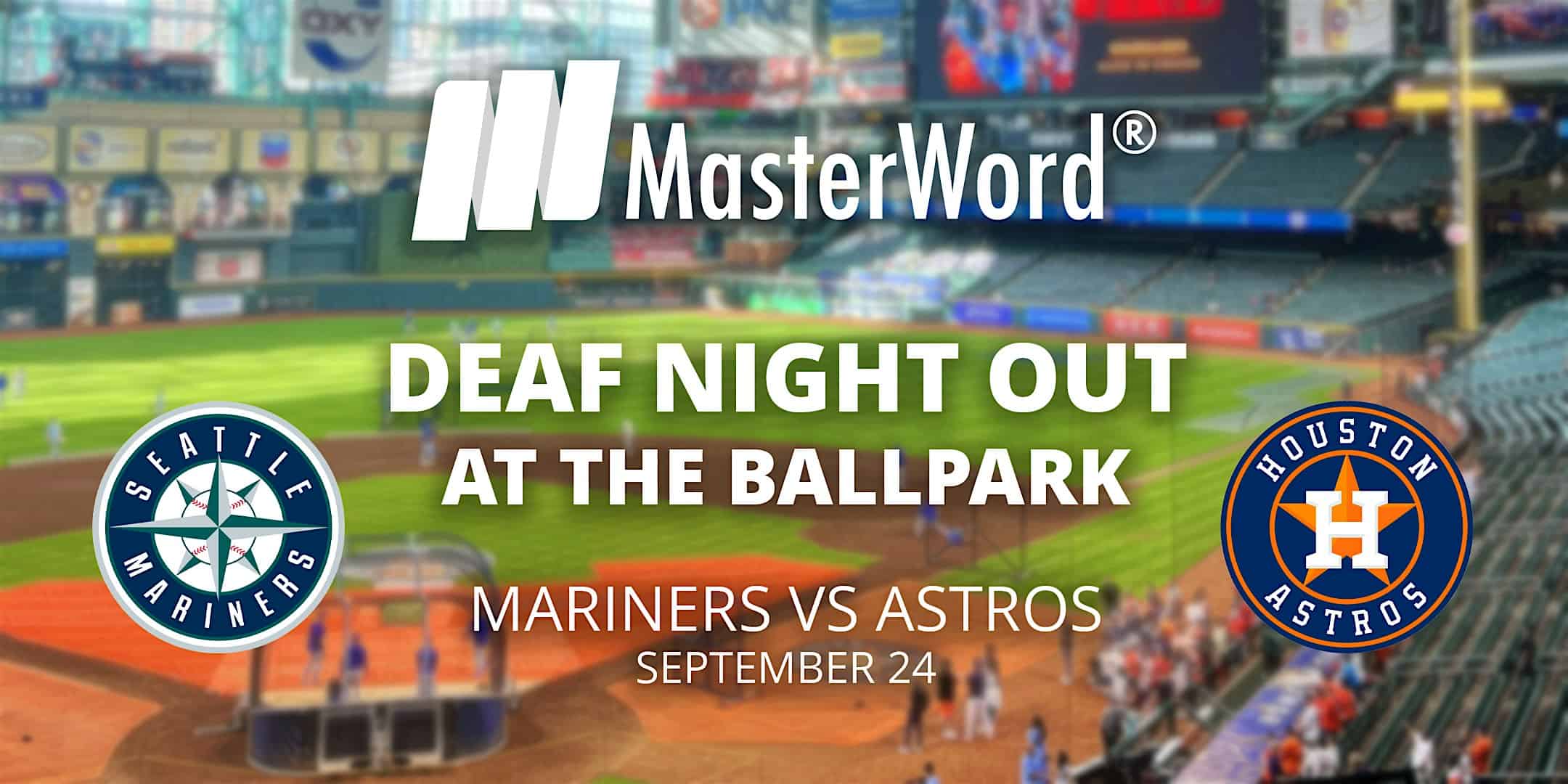 Deaf Night Out at the Ballpark – Houston, TX