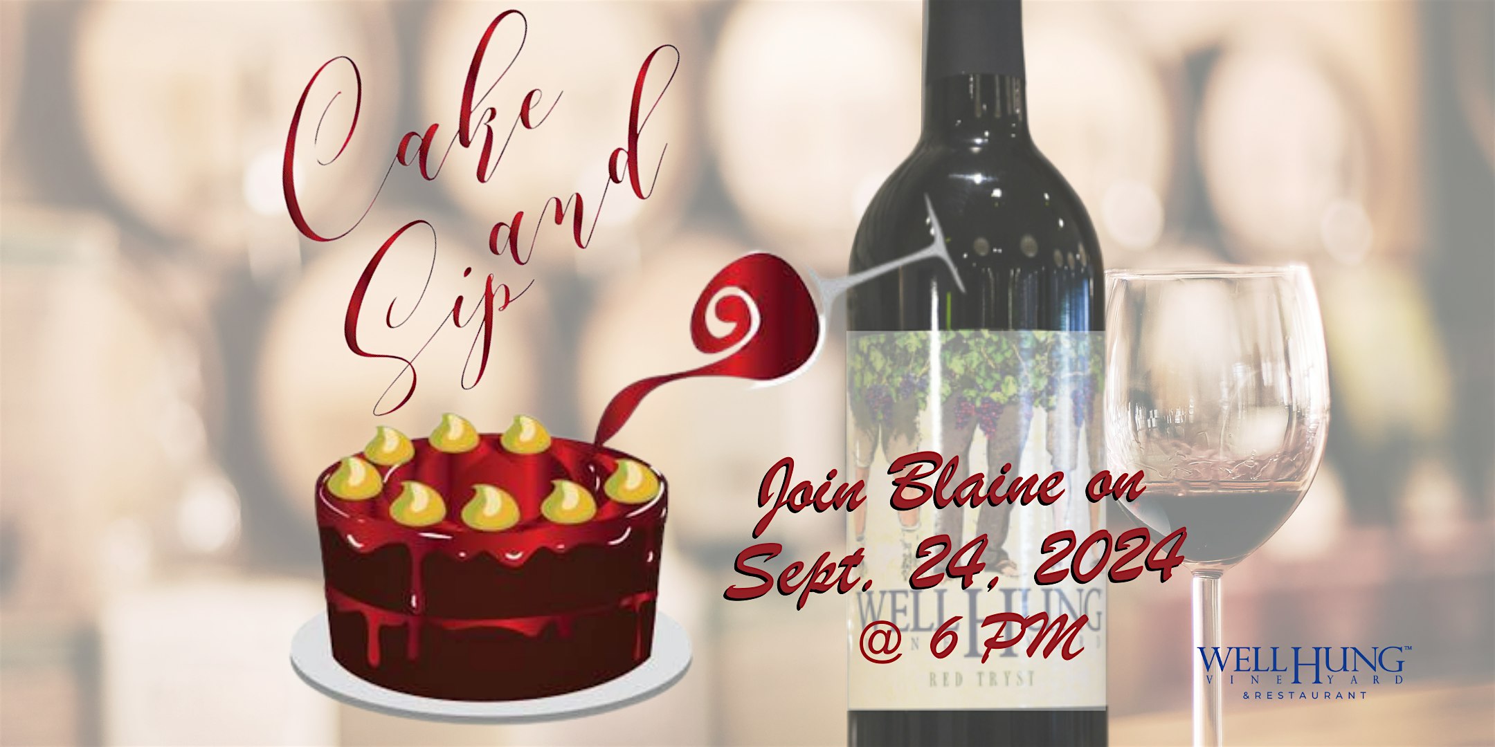 Cake & Sip with Blaine – Roanoke, VA