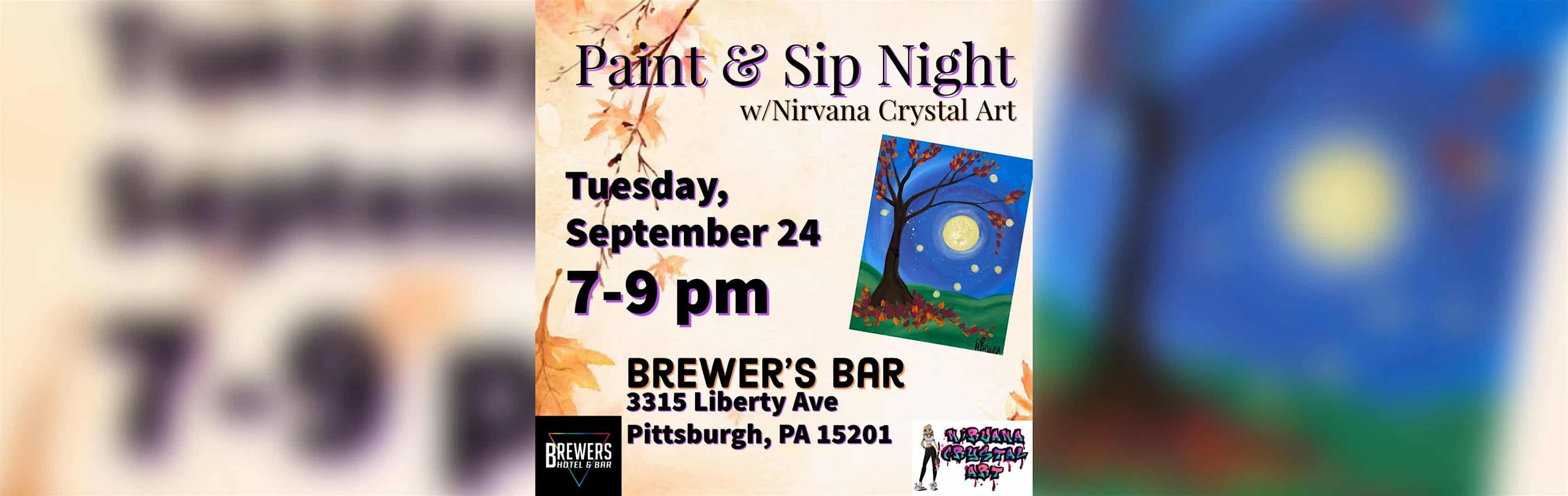 Paint & Sip Night – Pittsburgh, PA