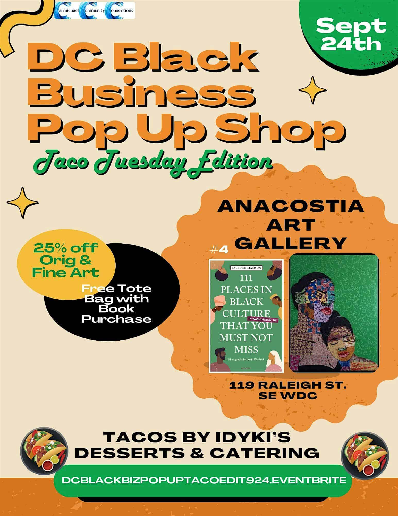 DC Black Business Pop Up Shop – Taco Tuesday Edition – Washington, DC