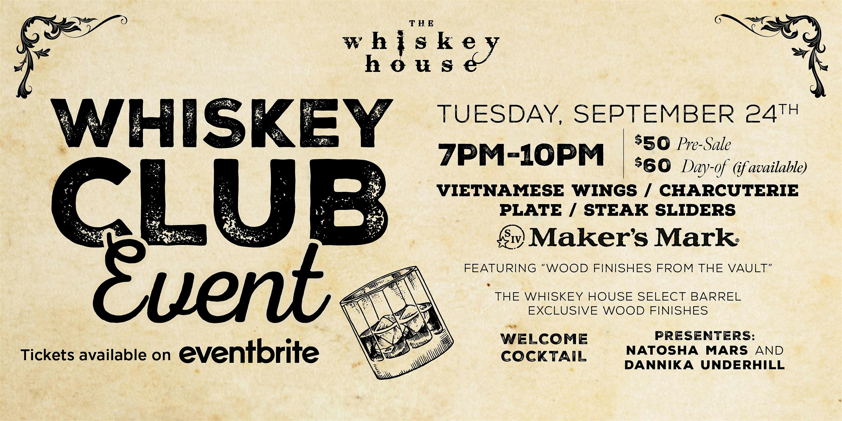 The Whiskey Club with Maker’s Mark – San Diego, CA