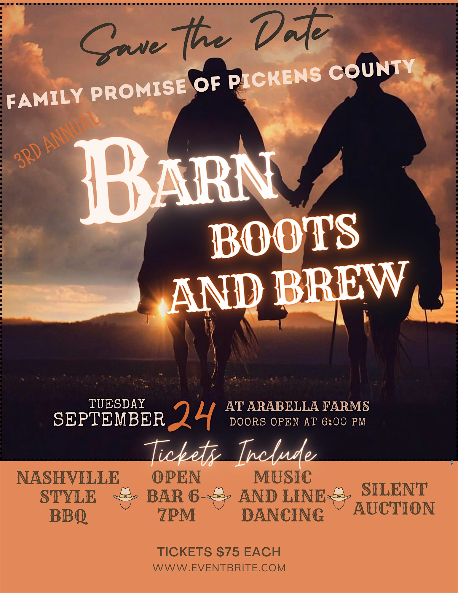 3rd Annual Barn Boots & Brew – Sunset, SC