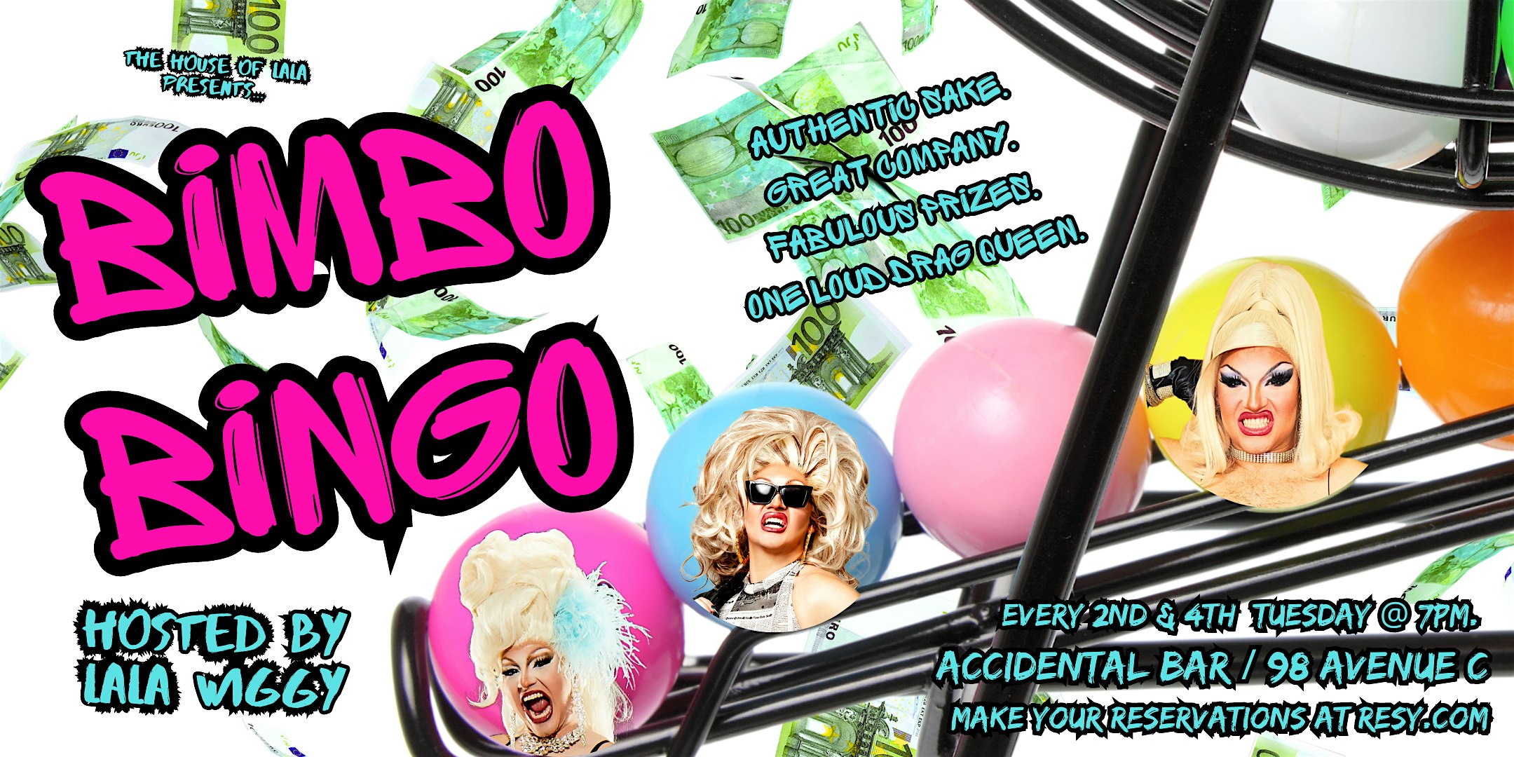 Lala Wiggy’s DRAG BINGO at Accidental Bar! – New York, NY