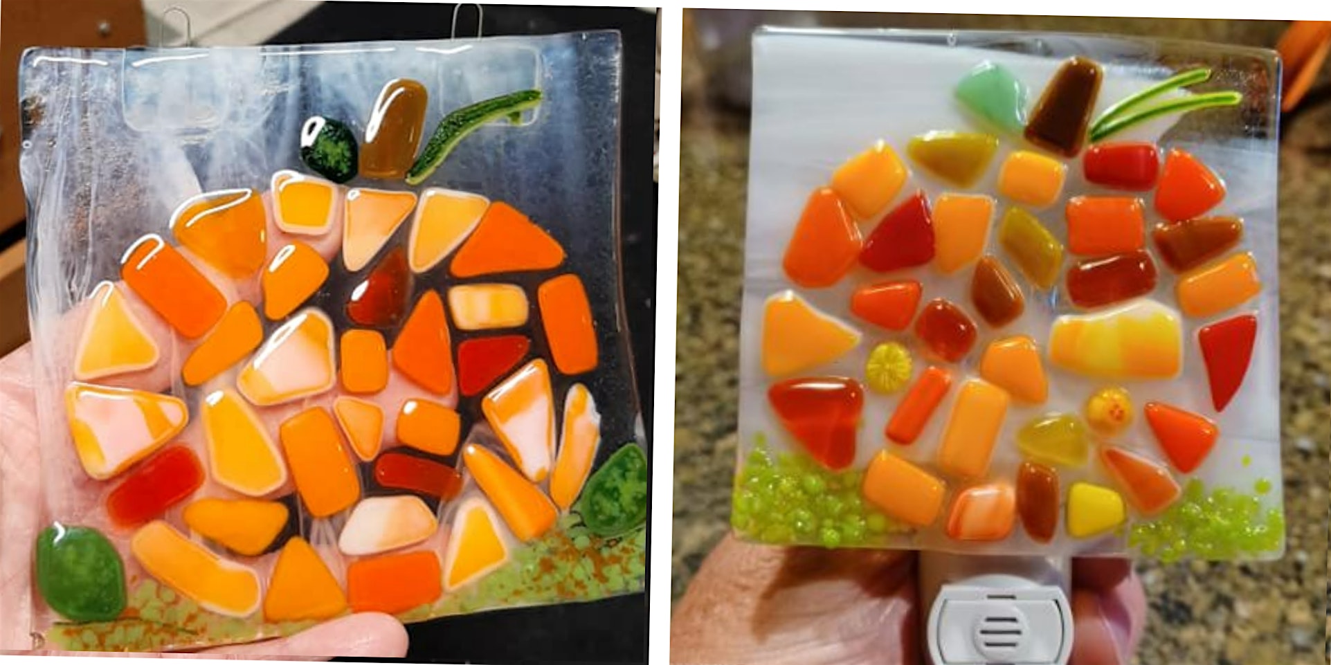 Glass Pumpkin Nightlight or Suncatcher 6:00 Workshop – Pinckney – Pinckney, MI