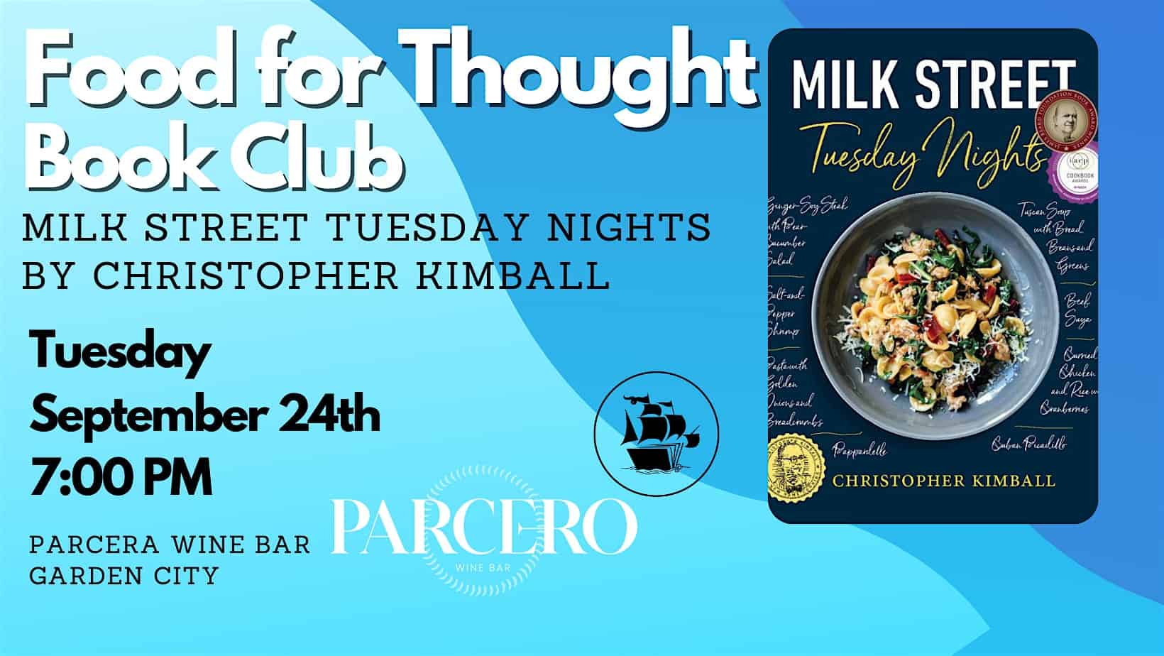 Food for Thought Book Club – Milk Street Tuesday Nights – Garden City, ID