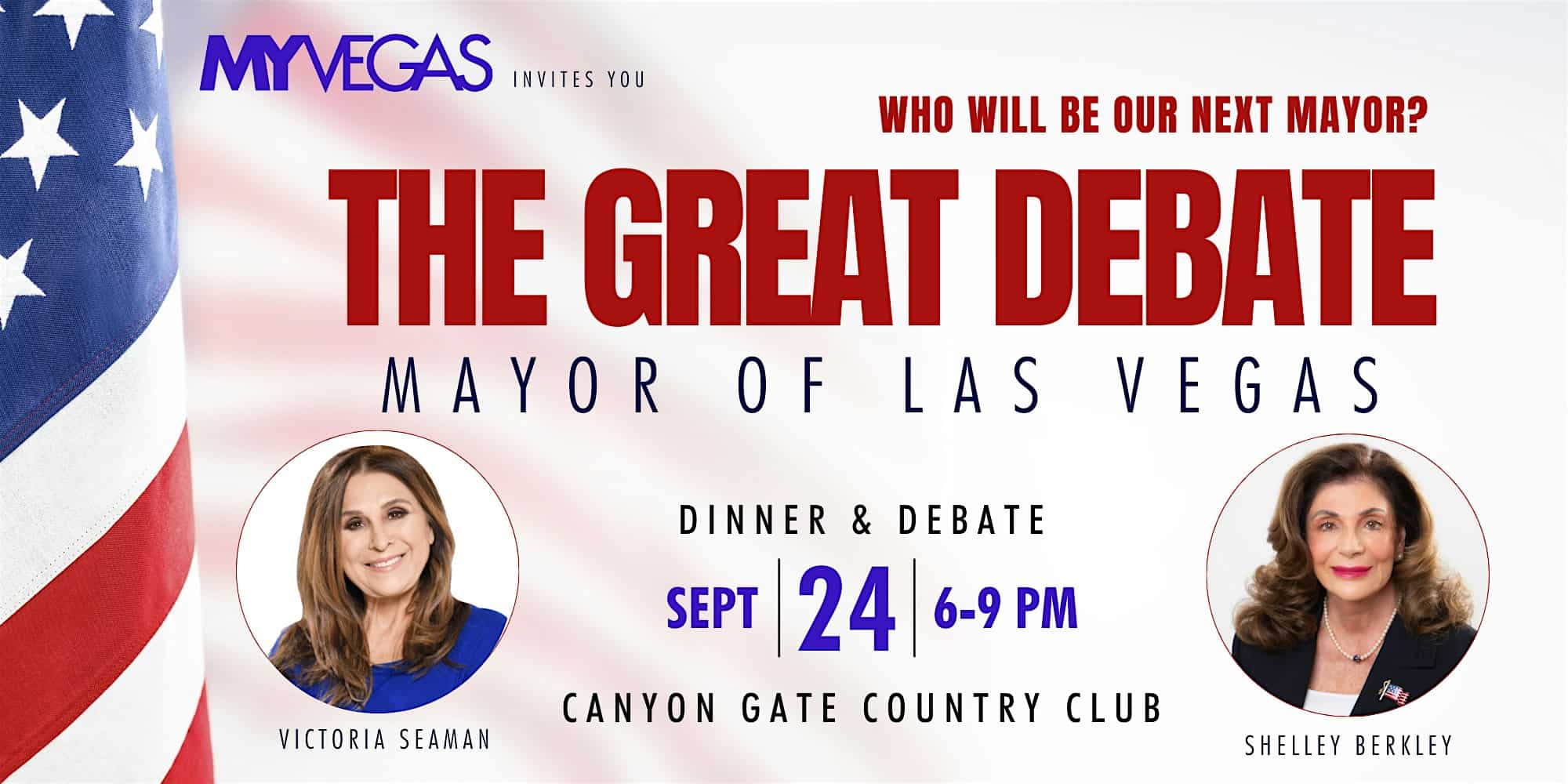 THE GREAT DEBATE – Meet Your Next Las Vegas Mayor! – Las Vegas, NV