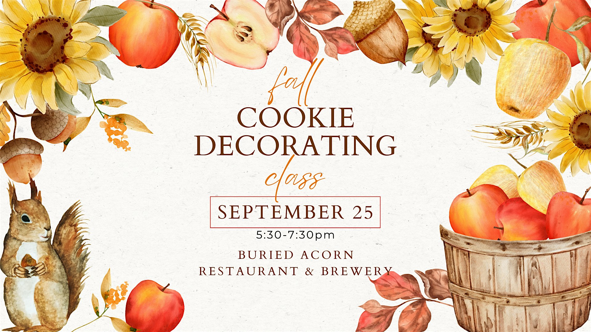 Fall Cookie Decorating Class – Syracuse, NY