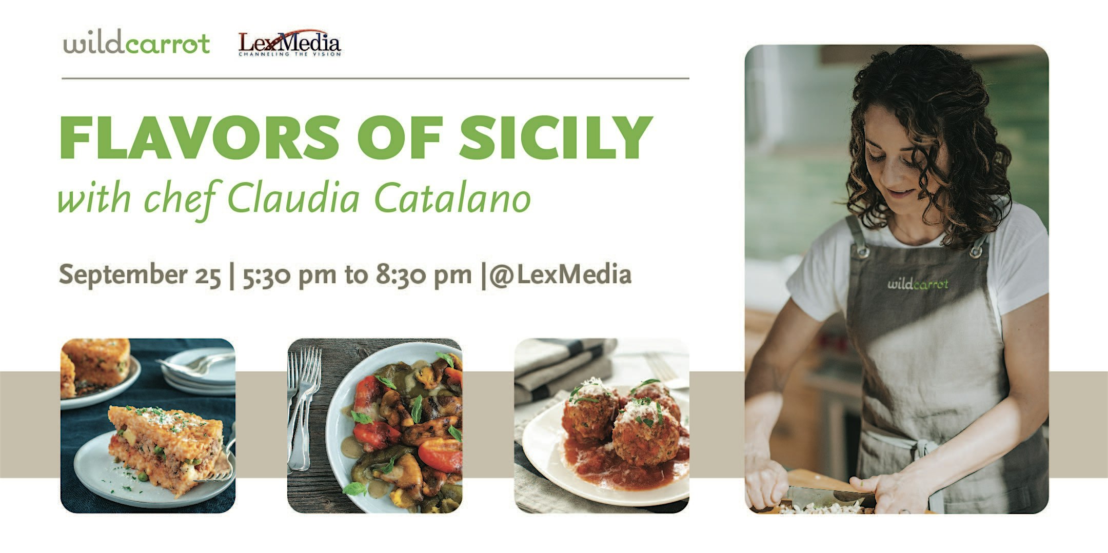 Flavors of Sicily with Chef Claudia Catalano – Lexington, MA