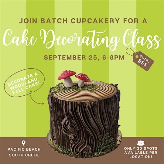 Fall Cake Decorating Class – Reno, NV