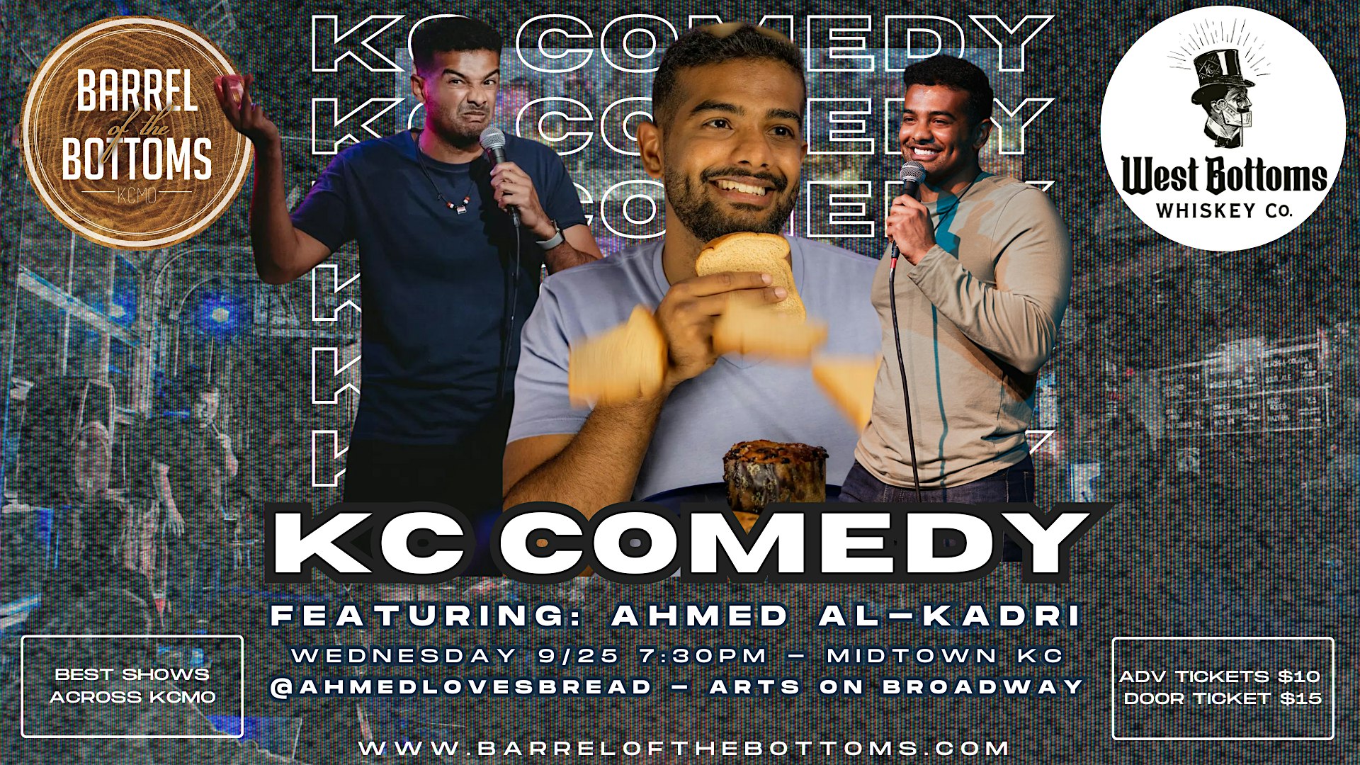 Midtown Comedy Night ft. Ahmed Al-kadri – @Ahmedlovesbread – Kansas City, MO