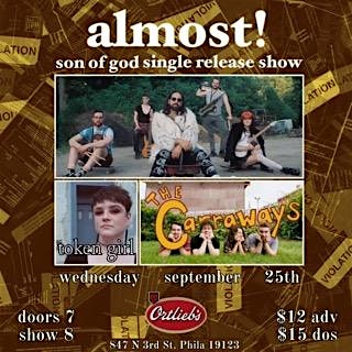 Almost / Token Girl / The Carraways – Philadelphia, PA