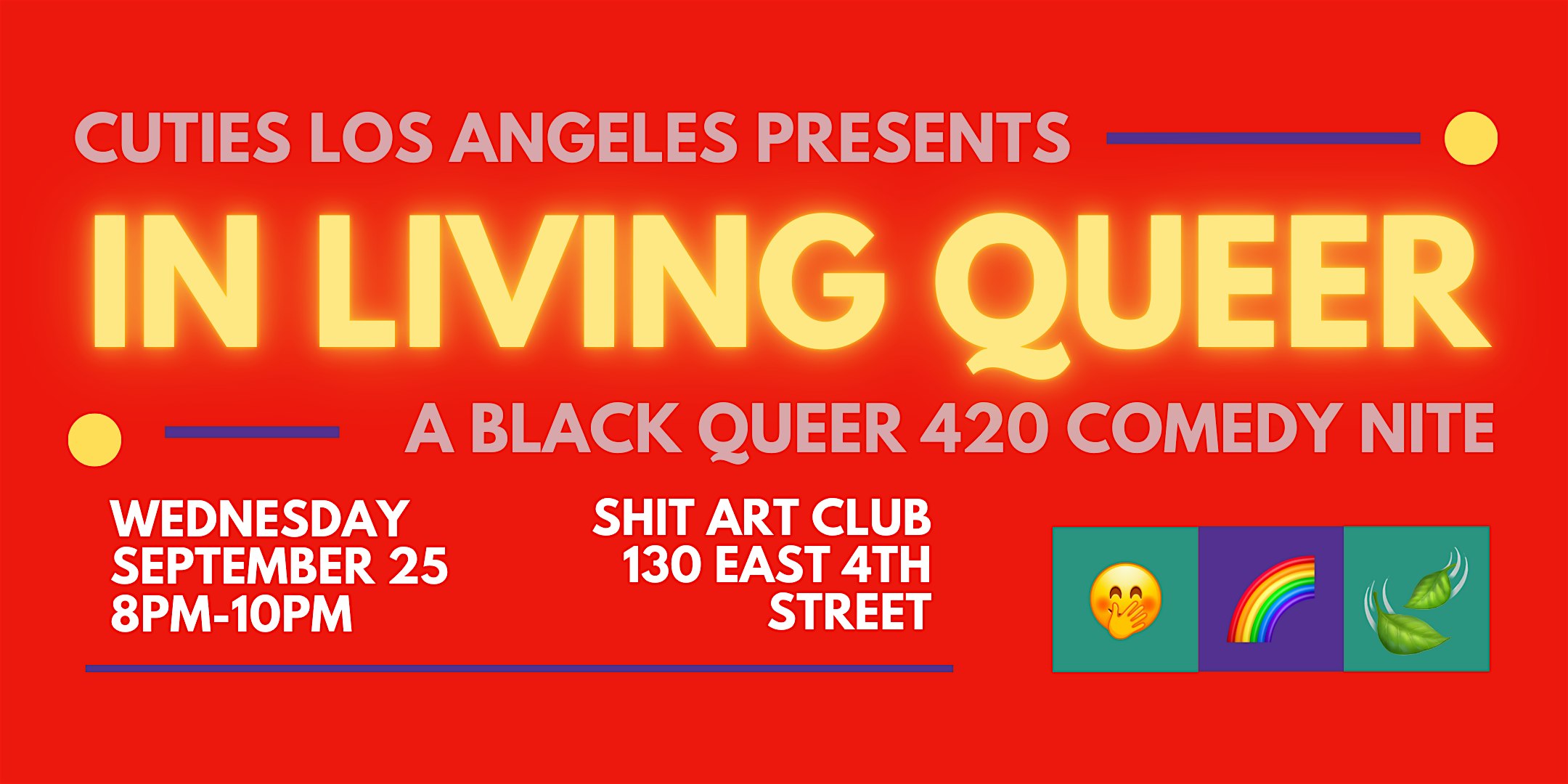 In Living Queer: A Black Queer Comedy Nite – Los Angeles, CA