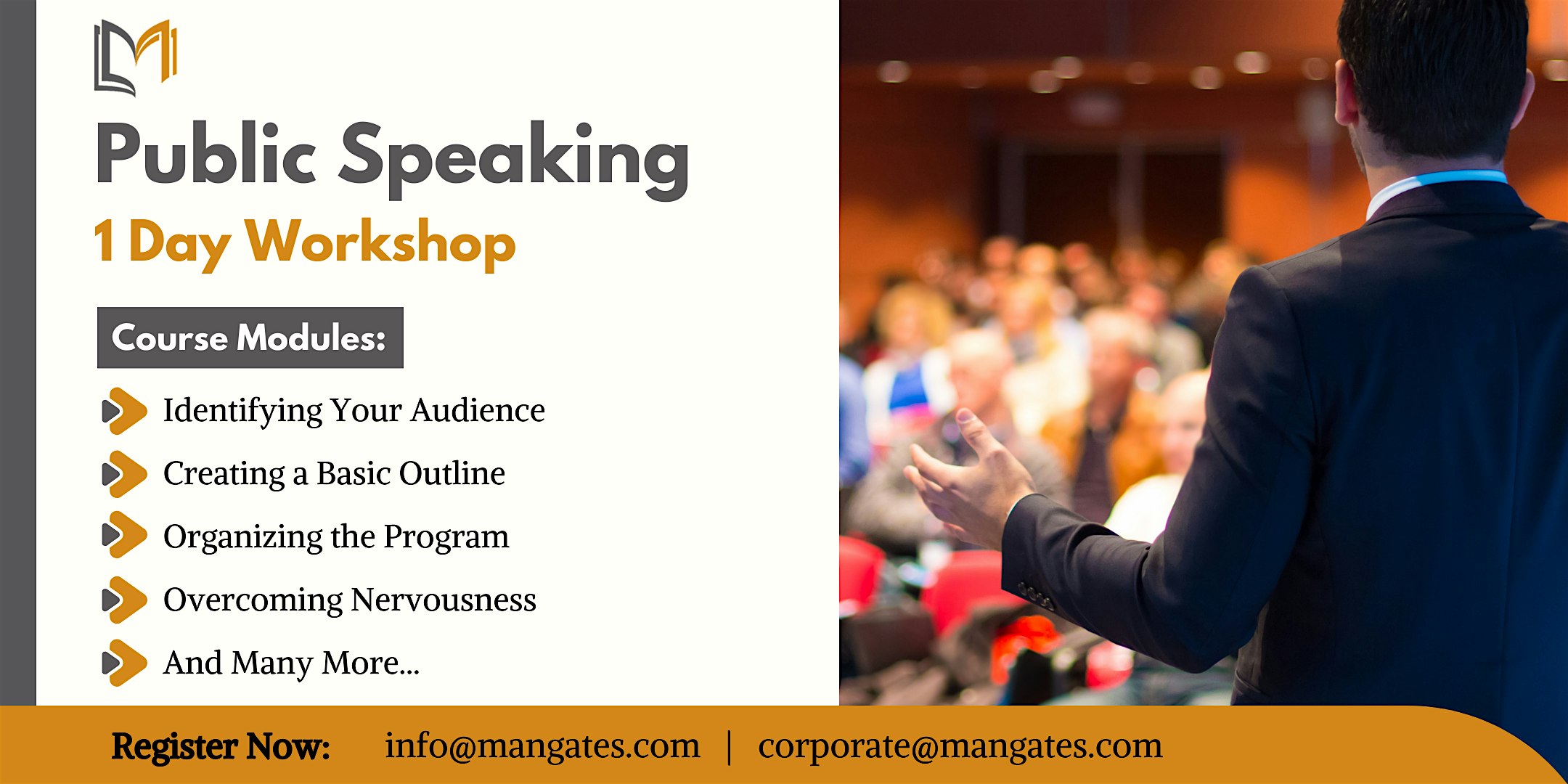 Public Speaking 1 Day Workshop in Mesquite, TX – Mesquite, TX