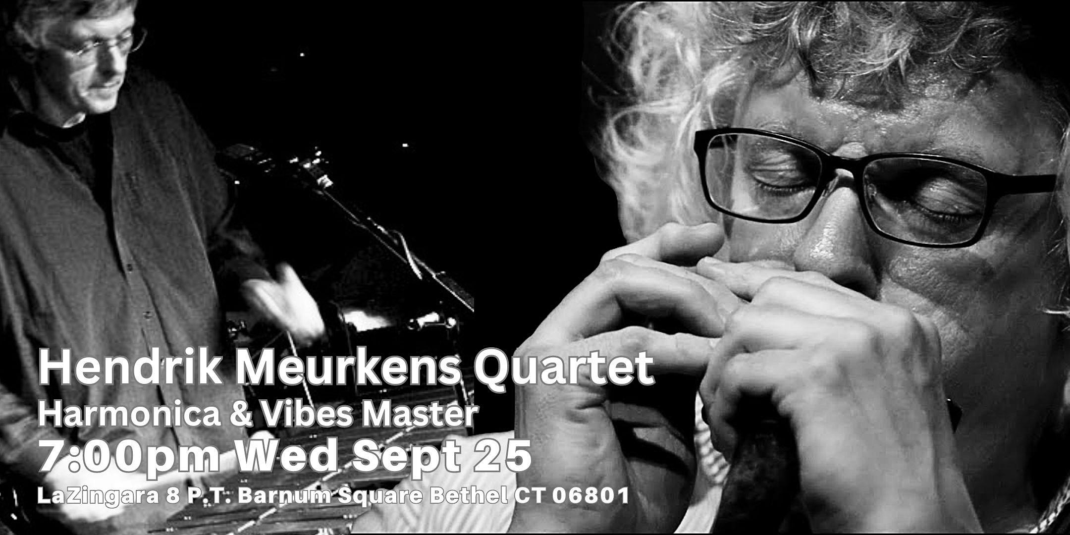 Hendrik Meurkens Harmonica & Vibes Quartet Feat: Joe Carter, Joe Fitzgerald – Bethel, CT