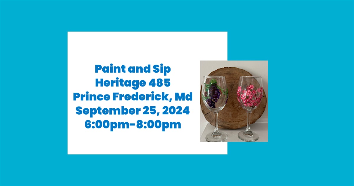 Paint and Sip Wine Glasses – Prince Frederick, MD