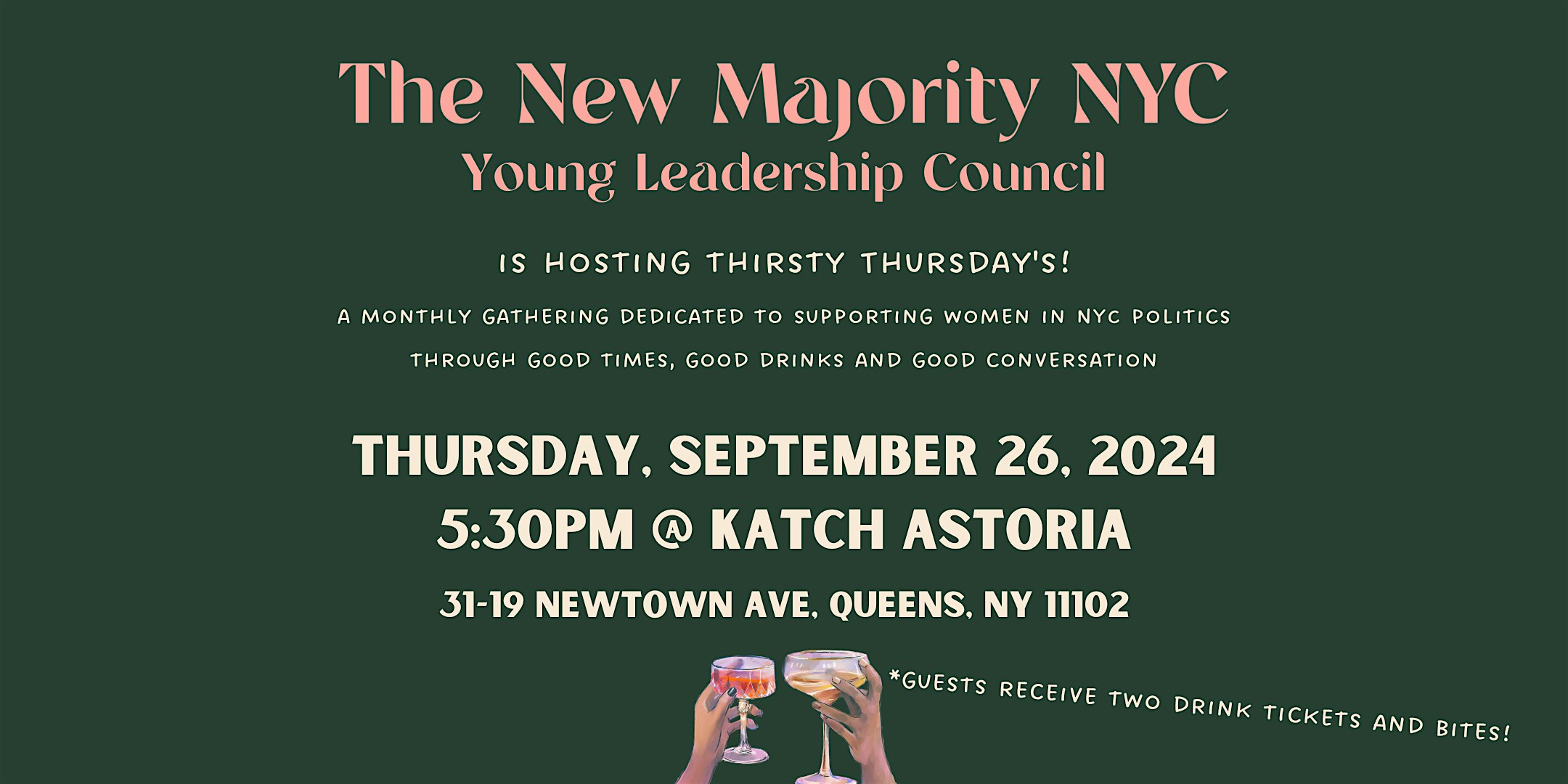 The YLC’s September Thirsty Thursday – Queens, NY