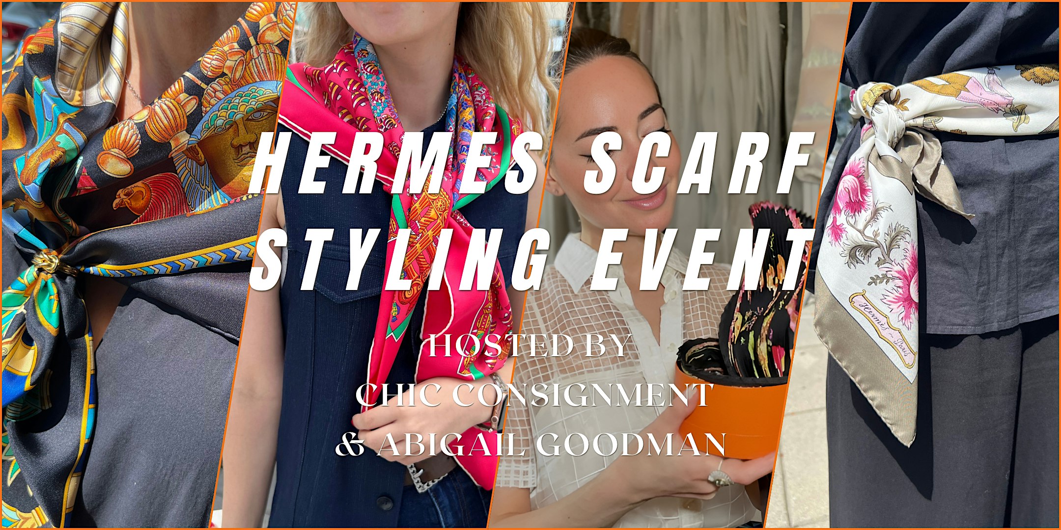 Hermes Scarf Styling w/Chic Consignment & Abigail Goodman – Andover, MA