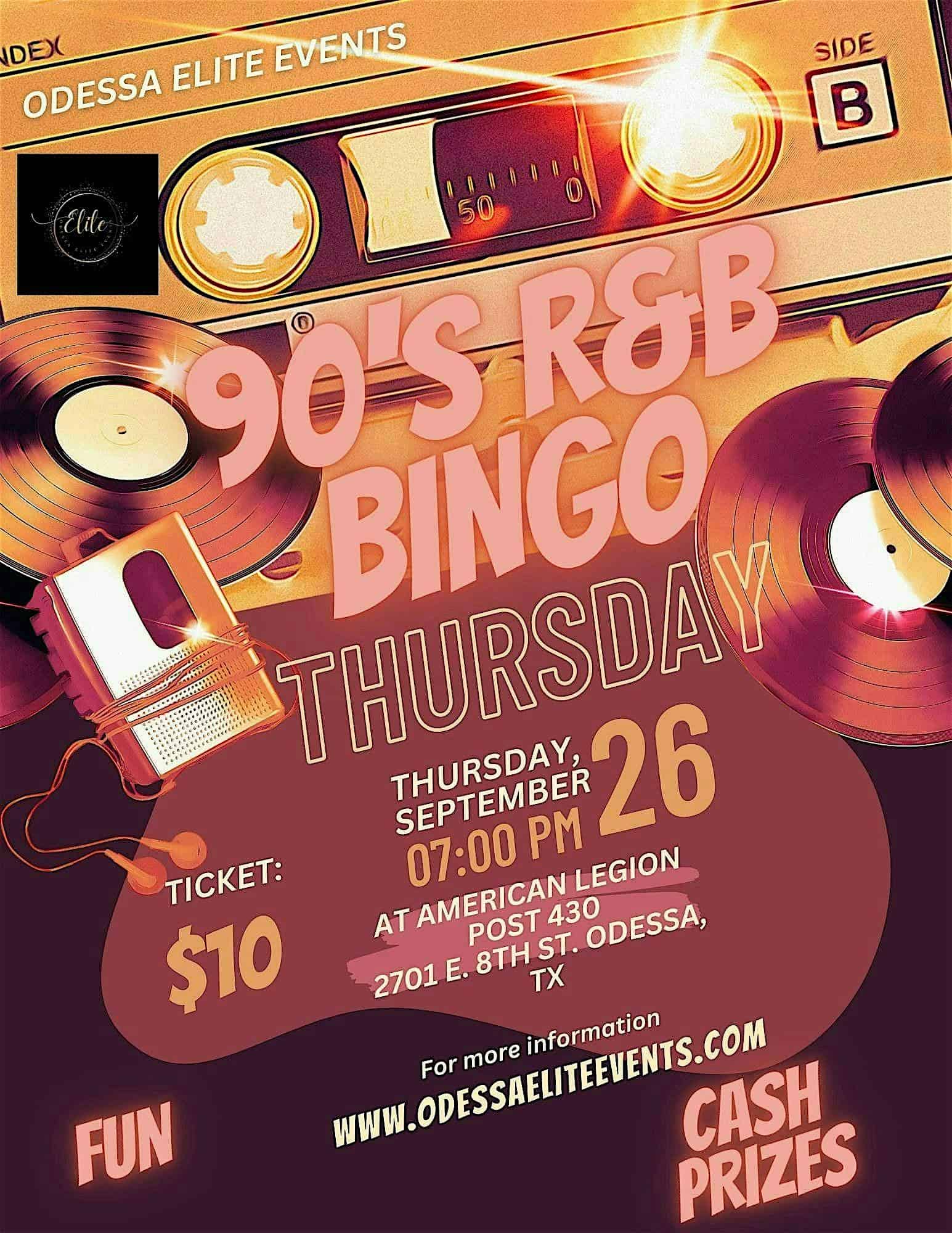 R&B Bingo Thursdays – Odessa, TX