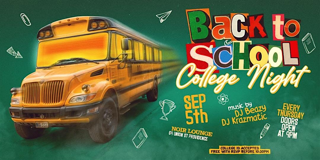 NOIR THURSDAYS COLLEGE NIGHT” – Providence, RI