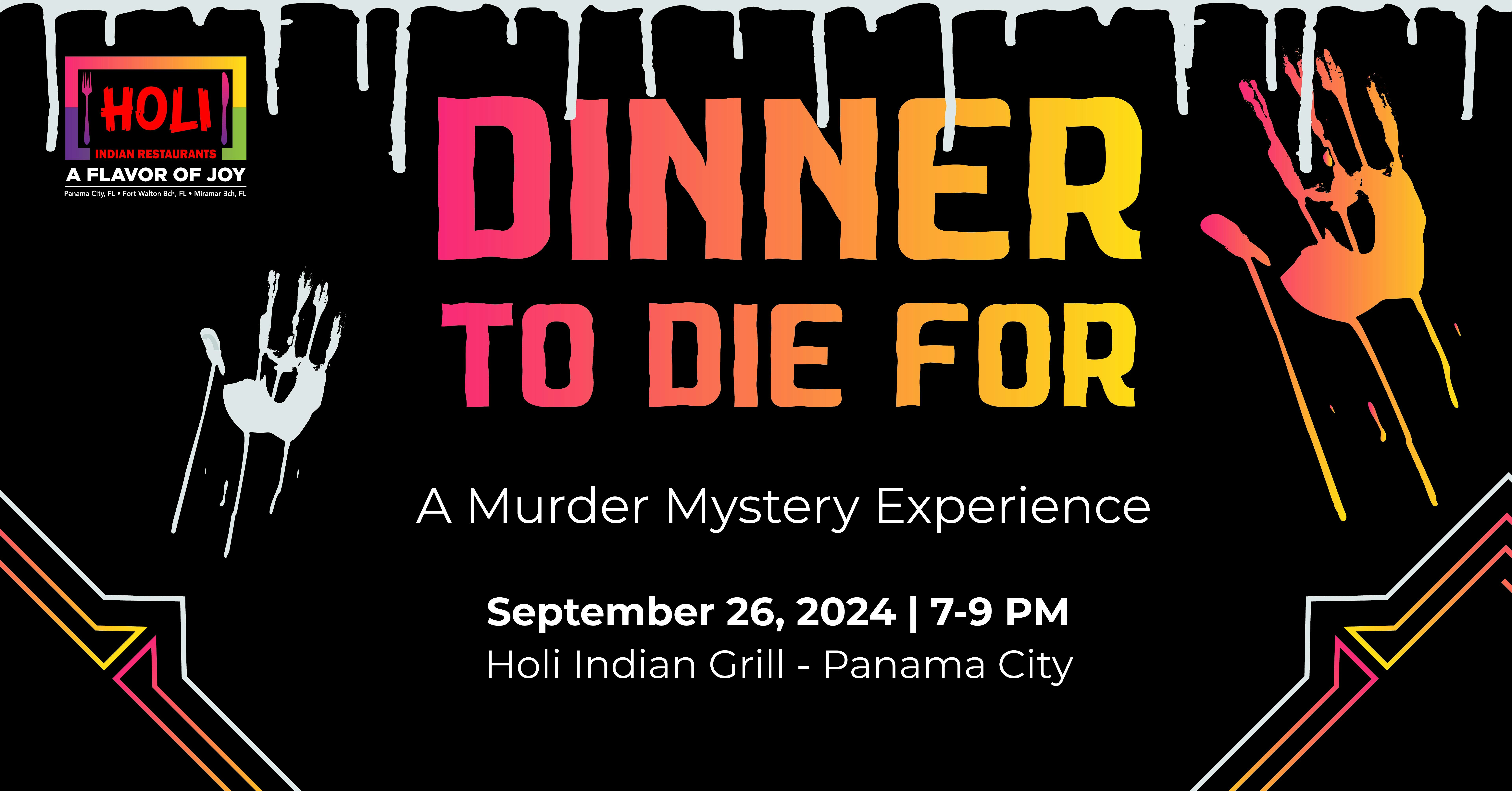 Murder Mystery Dinner: A Dinner to Die For – Panama City, FL