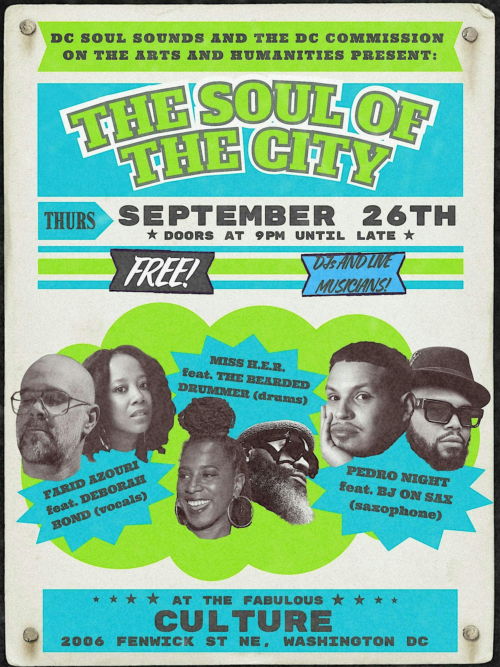 DC Soul Sounds Presents: The Soul of the City – Washington, DC