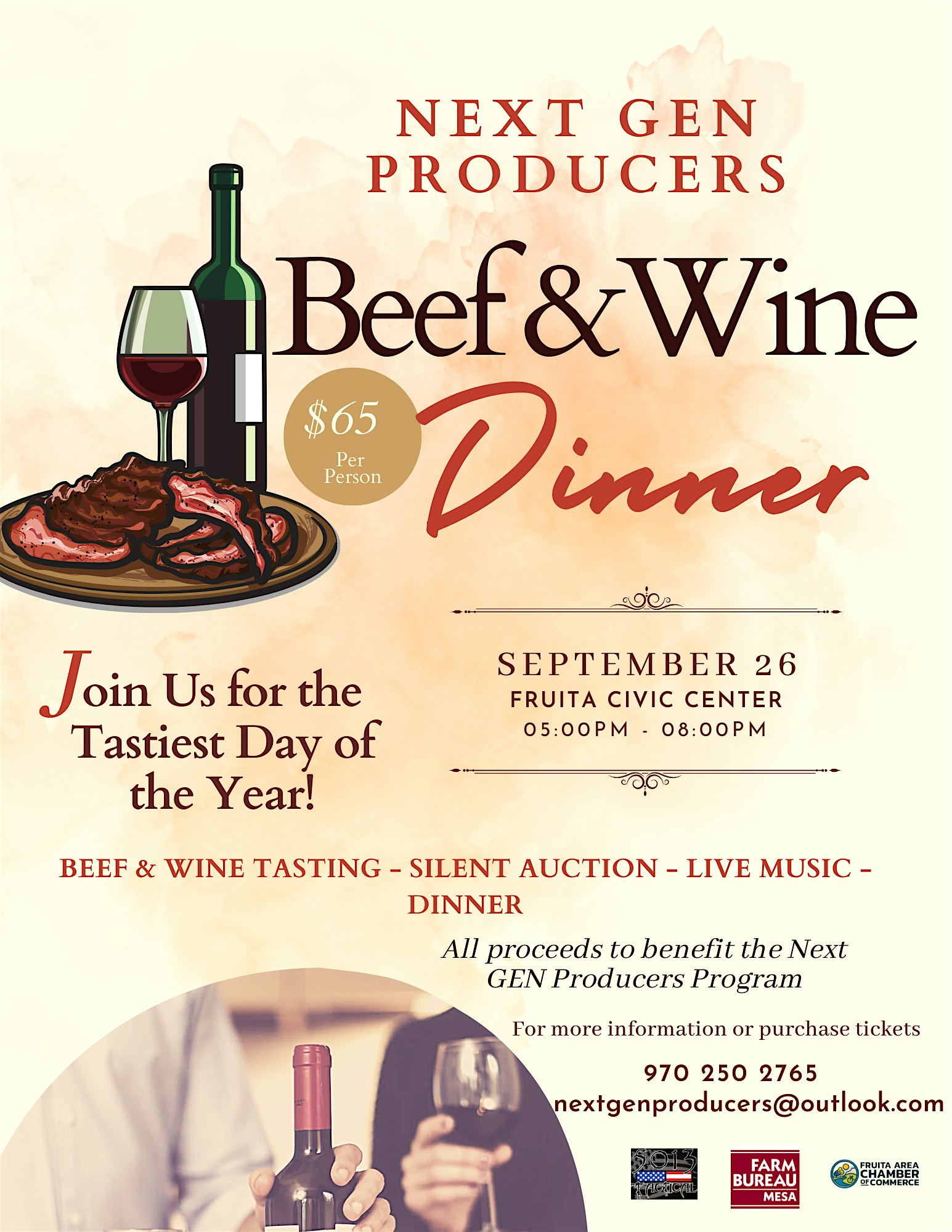 Next Gen Producers Beef & Wine Dinner – Fruita, CO