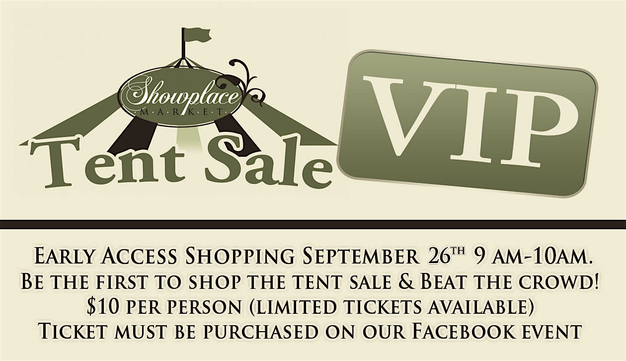 VIP Early Access to Tent Sale 2024 – Moore, OK