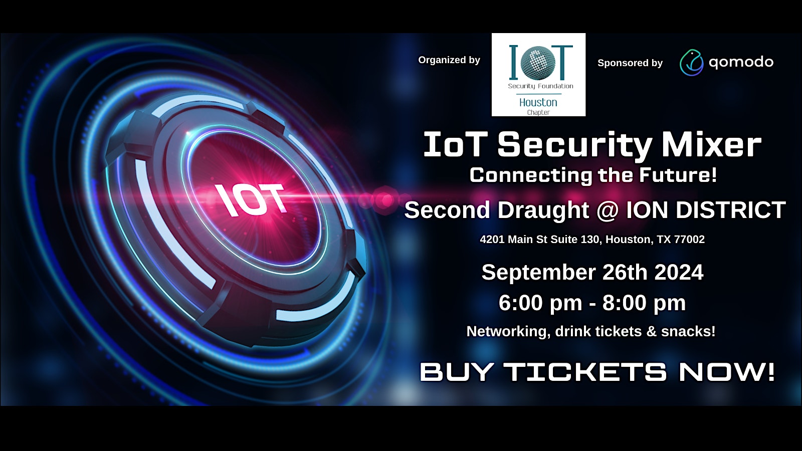 IoT Security Foundation Houston Chapter Mixer – Houston, TX