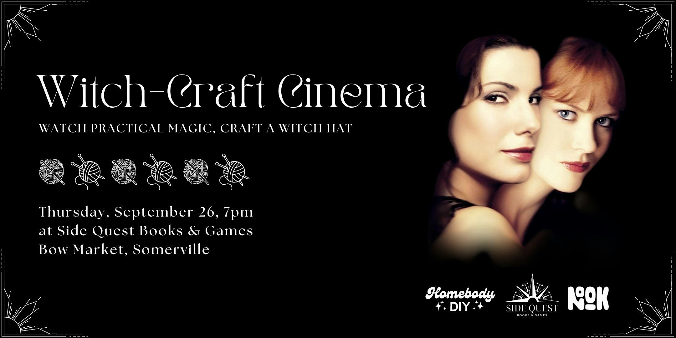 Witch-Craft Cinema at Side Quest Books & Games – Somerville, MA