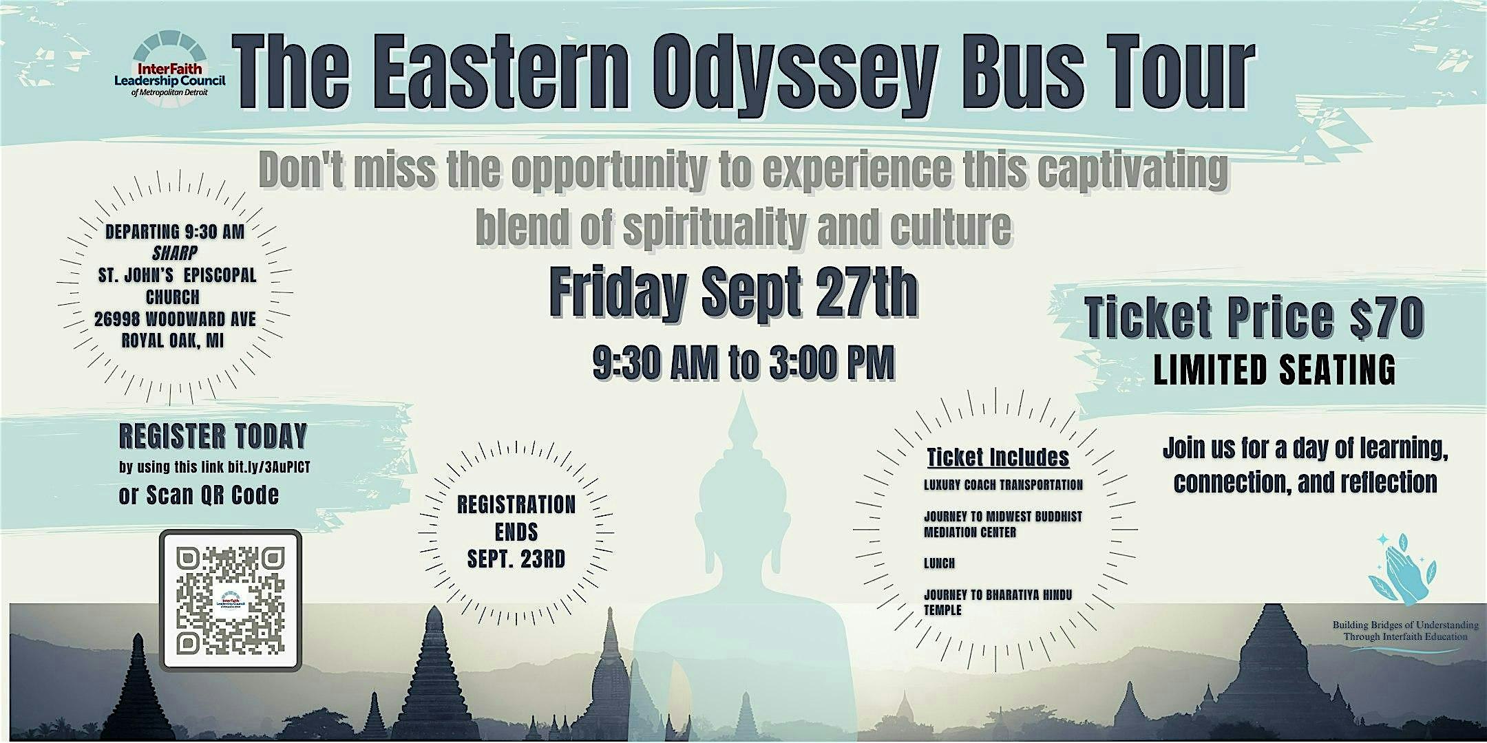 Eastern Odyssey Bus Tour – Royal Oak, MI