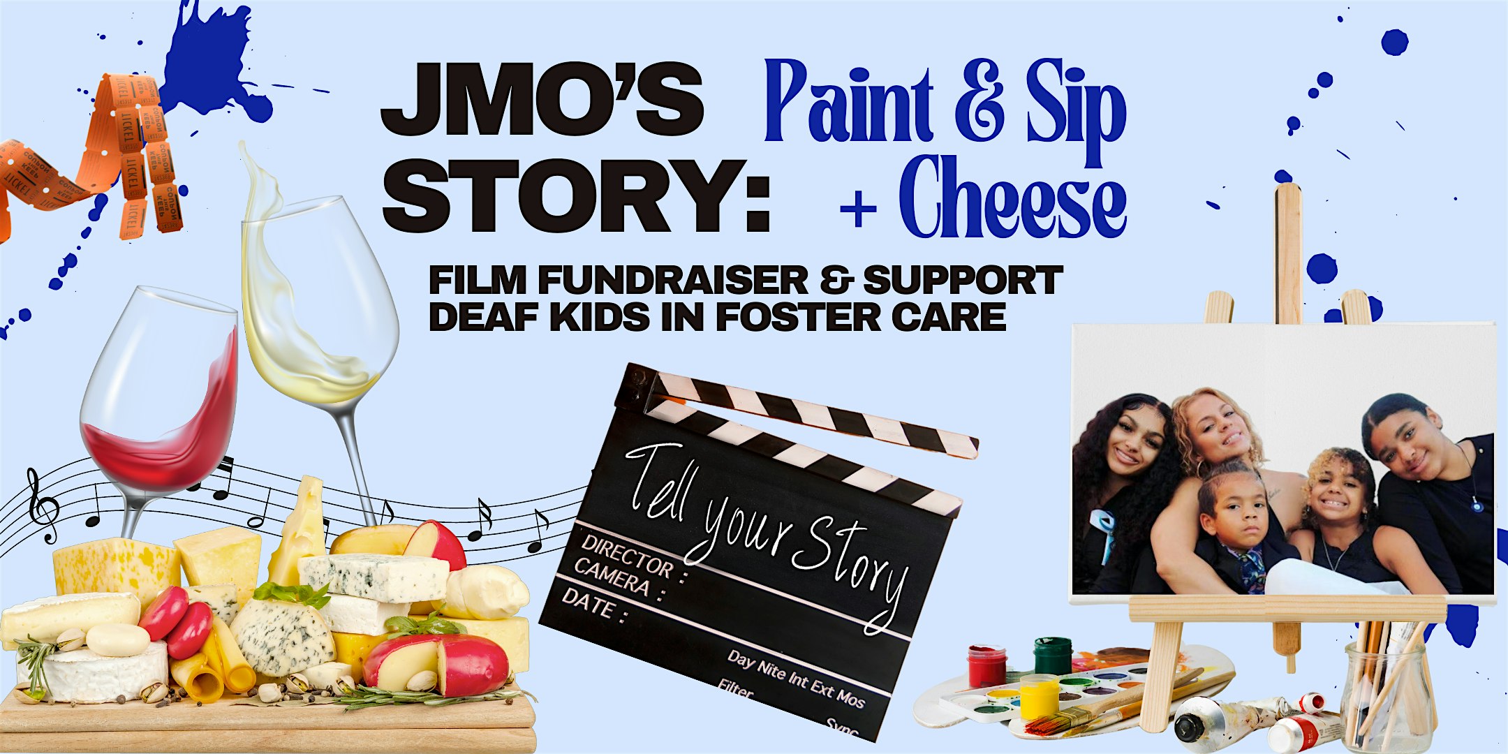 JMO’s Story: Film Fundraiser – Paint & Sip + Cheese – Austin, TX