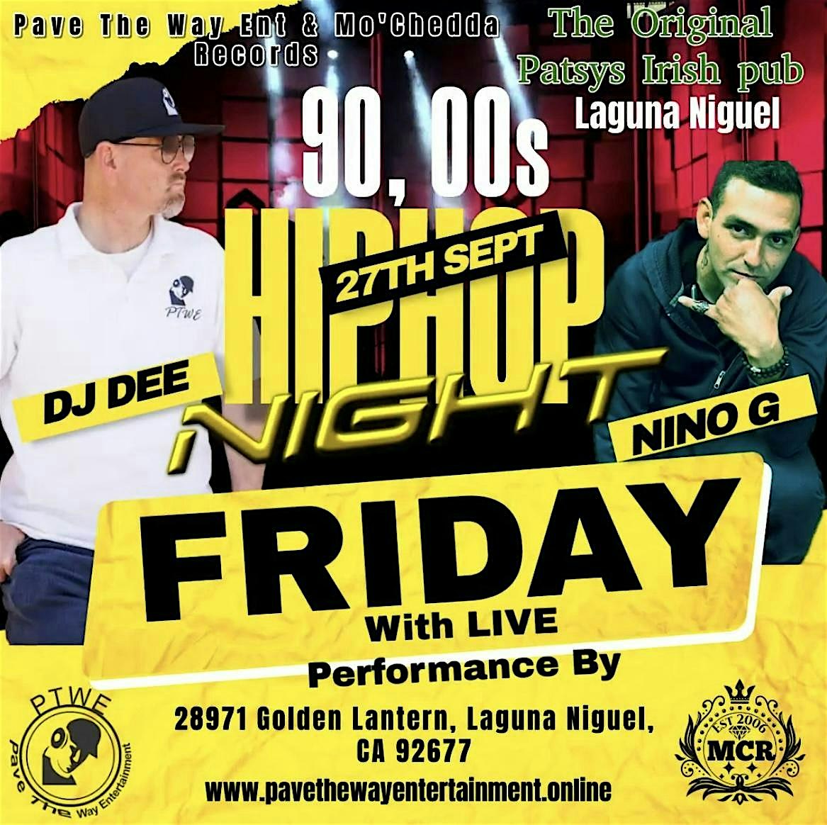 90s, 00s HIPHOP NIGHT – Laguna Niguel, CA