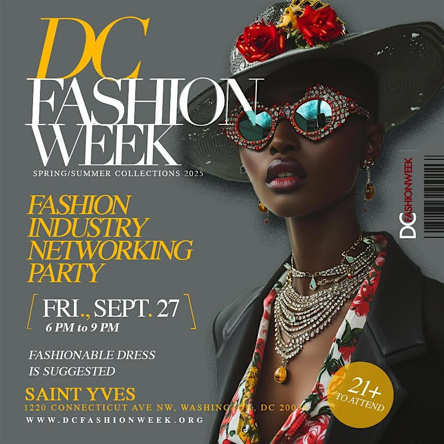 DC Fashion Week Fashion Industry Networking Party SEP 2024 – Washington, DC