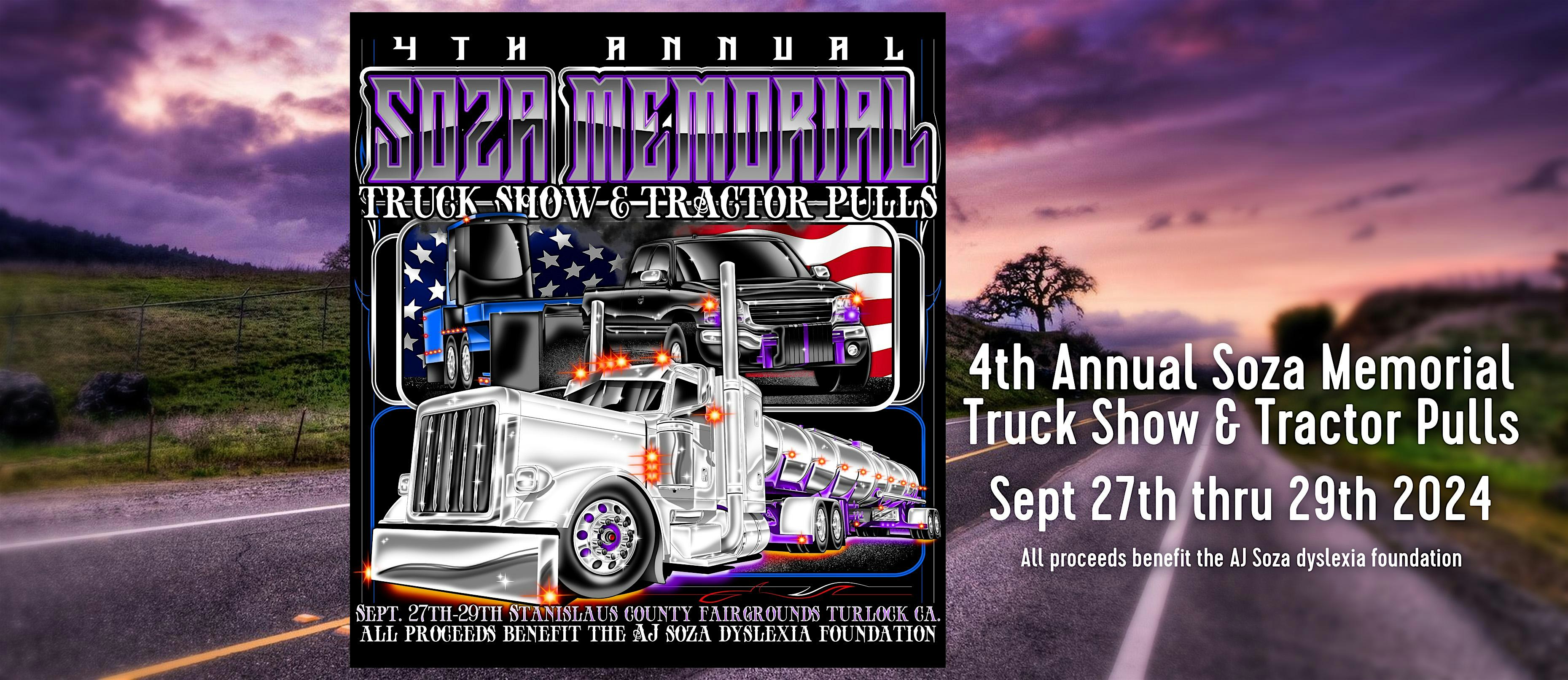 2024 Soza Memorial Truck Show & Tractor Pulls – Turlock, CA