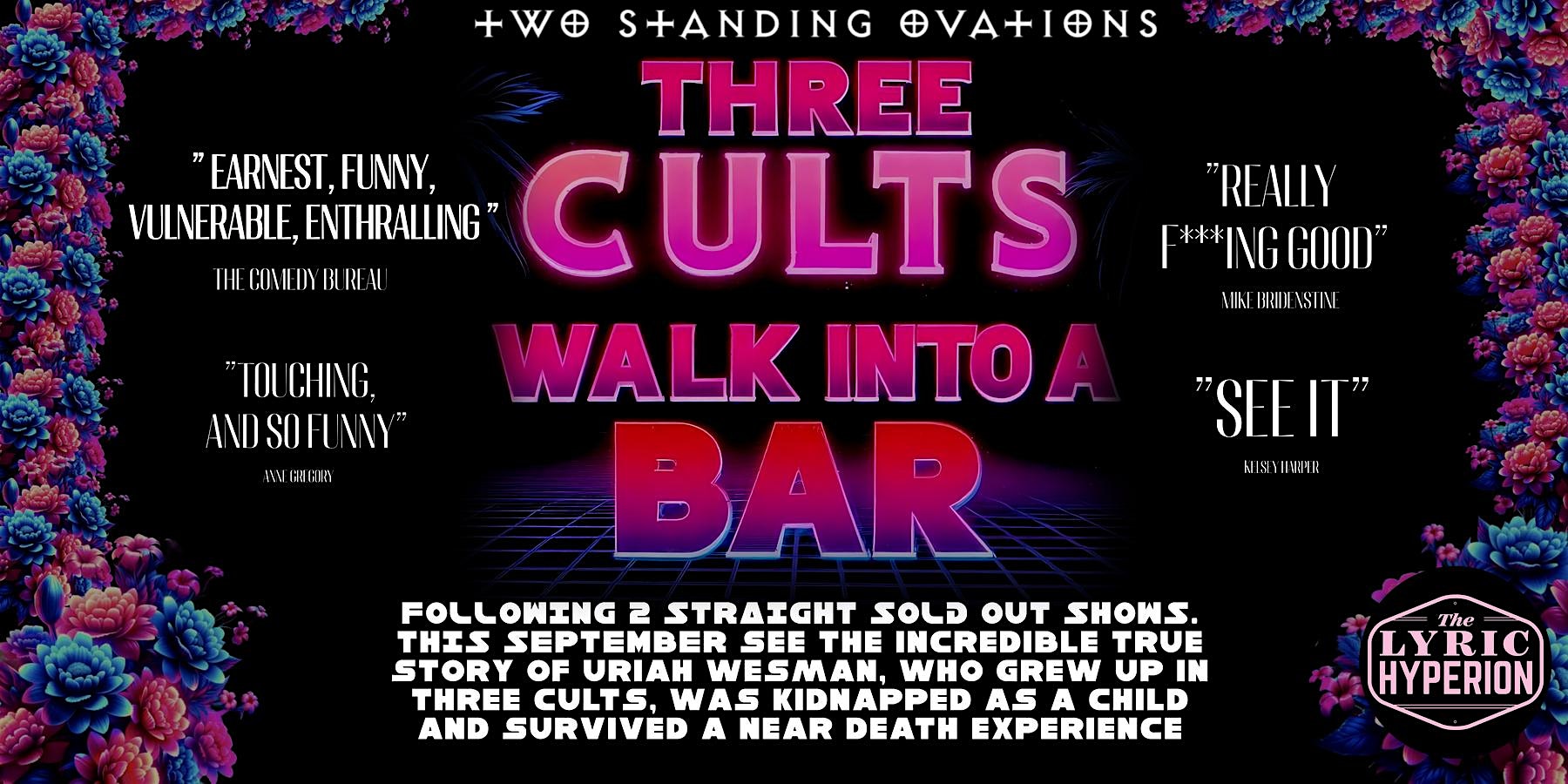 Three Cults Walk Into A Bar – Los Angeles, CA