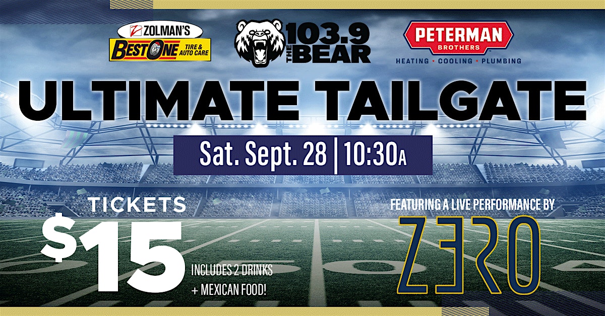 103.9 The Bear’s Ultimate Tailgate – South Bend, IN