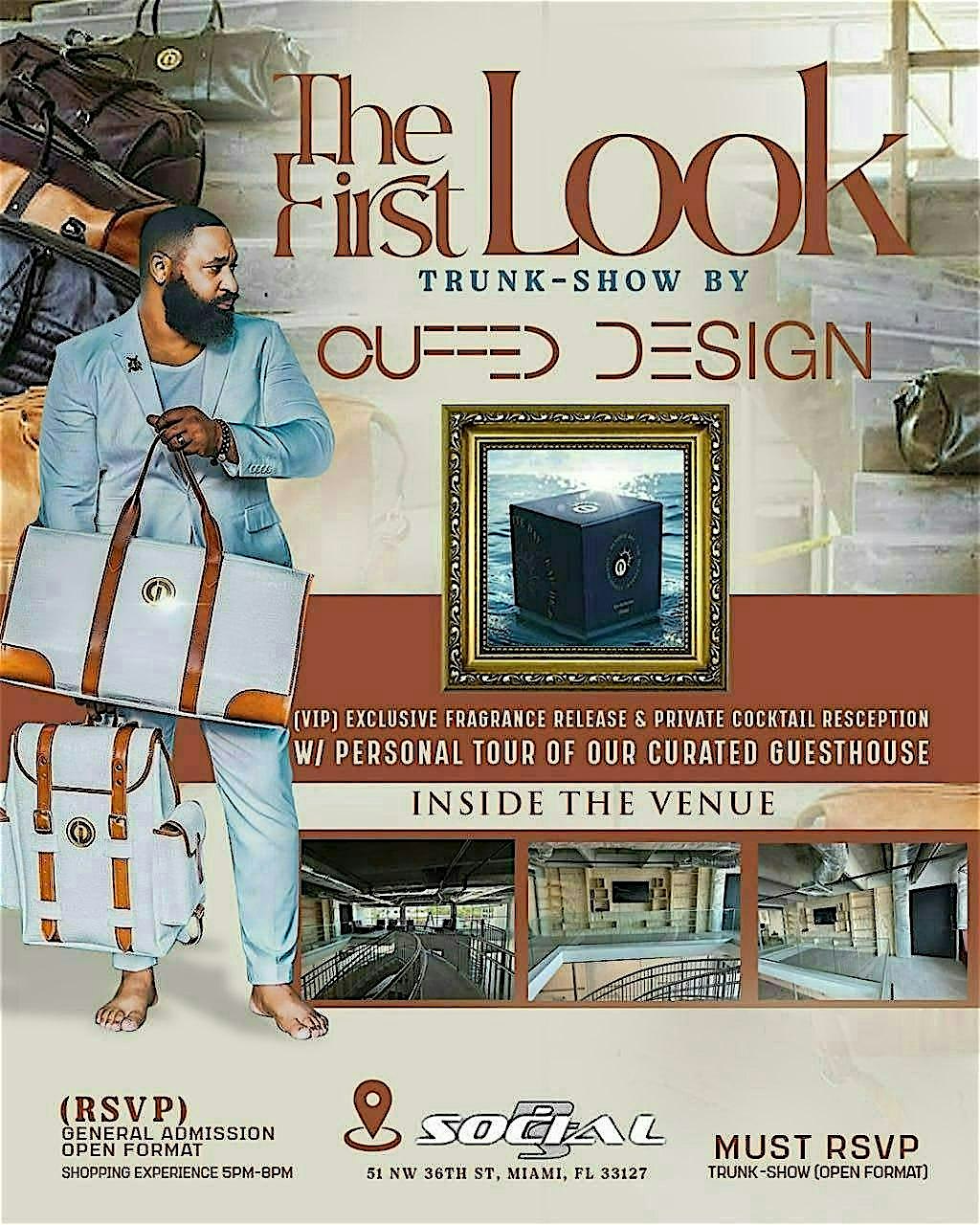 THE FIRST LOOK TRUNK-SHOW – Miami, FL