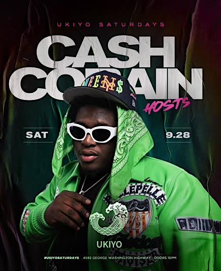 Ukiyo Saturday Night hosted by Cash Cobain – Portsmouth, VA