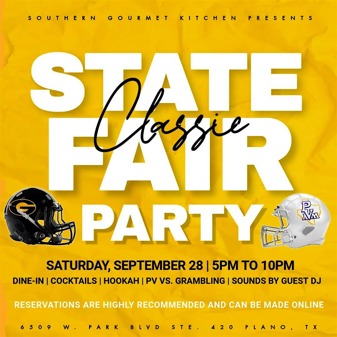 State Fair Classic Party – Plano, TX