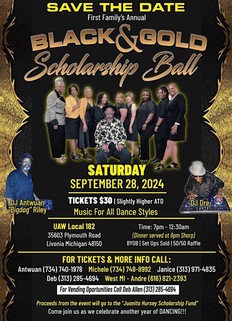 First Family Annual Black & Gold Ball – Livonia, MI