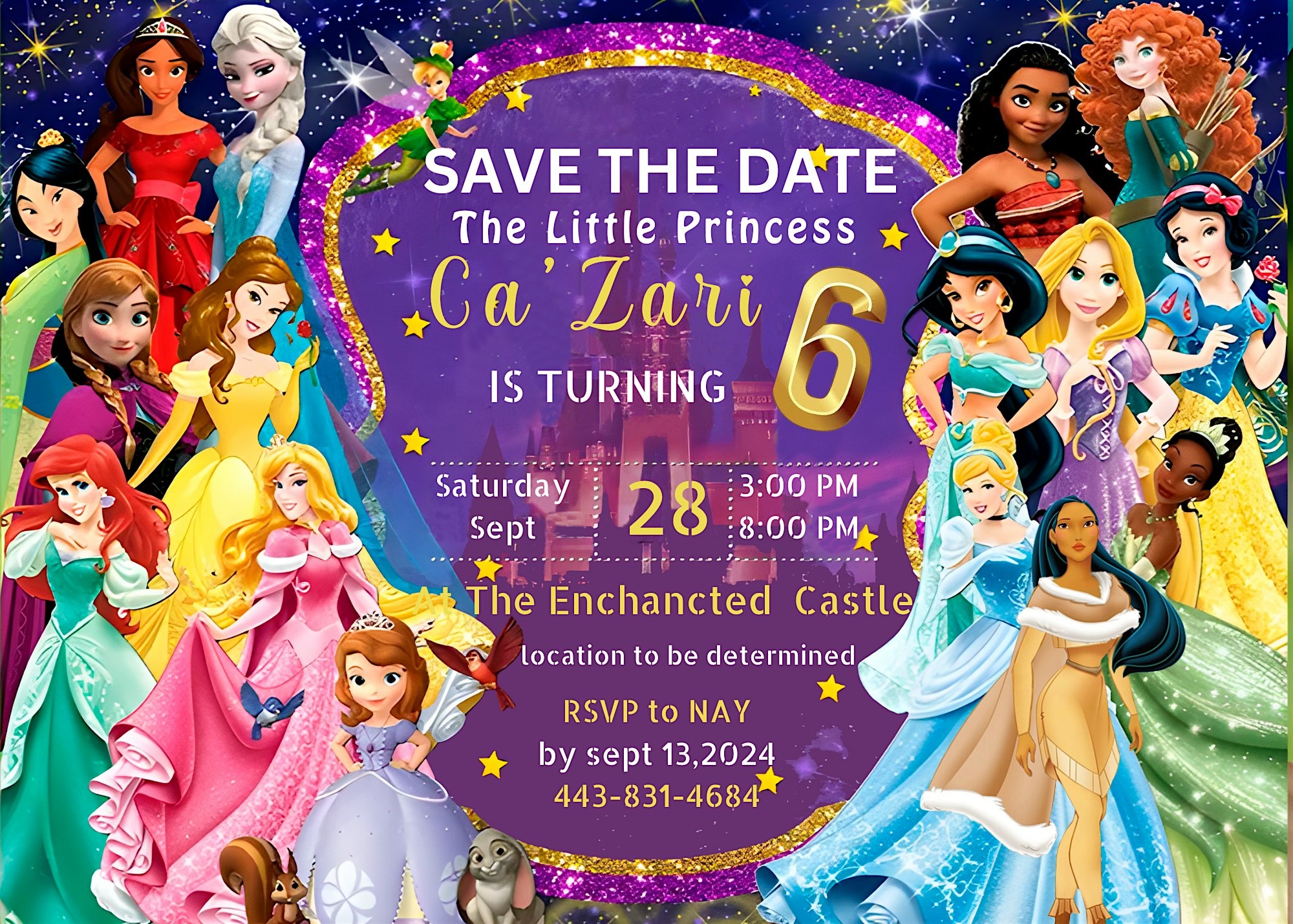 Ca’Zari’s Princess Tea Party – Baltimore, MD